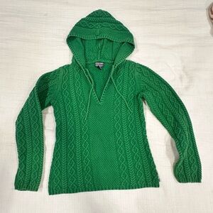 Ralph Lauren Blue Label Green Cable Knit Sweater
